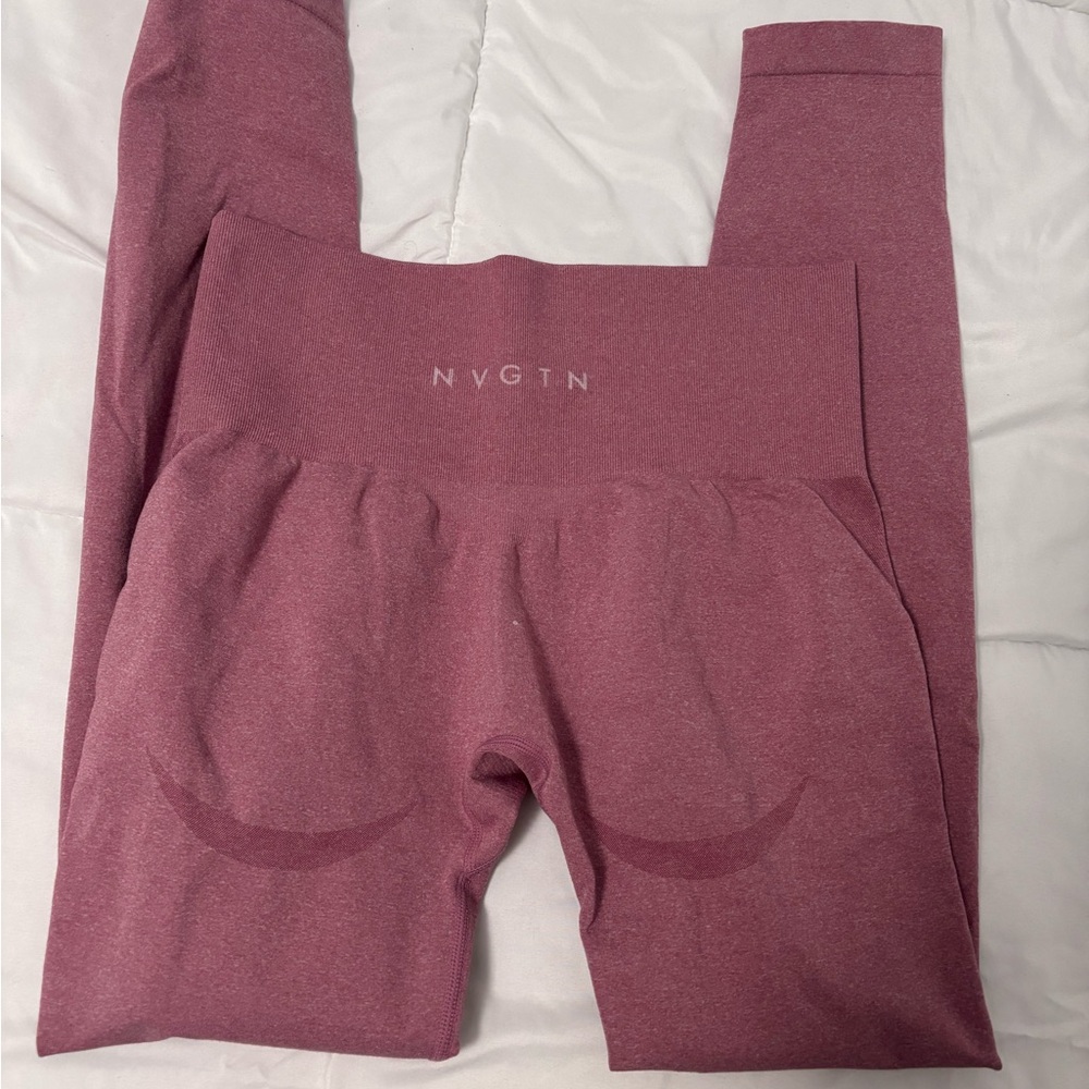 NVGTN Dusty Rose High-Waisted Leggings